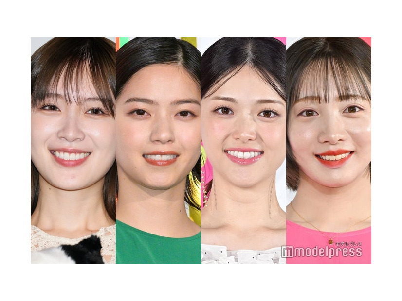 （左から）高山一実、西野七瀬、松村沙友理、能條愛未（C）モデルプレス