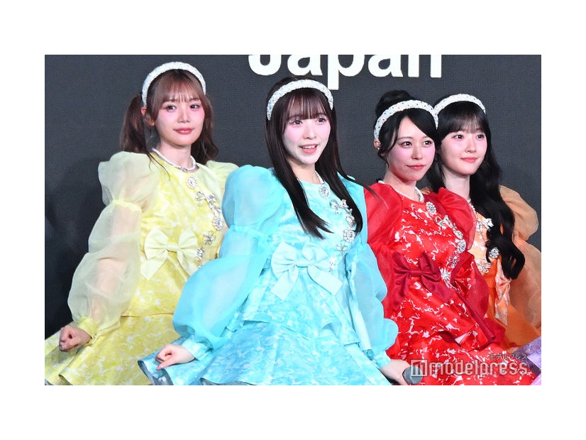 「TikTok Awards Japan 2025」に登場したCUTIE STREET／（左から）古澤里紗、梅田みゆ、佐野愛花、川本笑瑠（C）モデルプレス