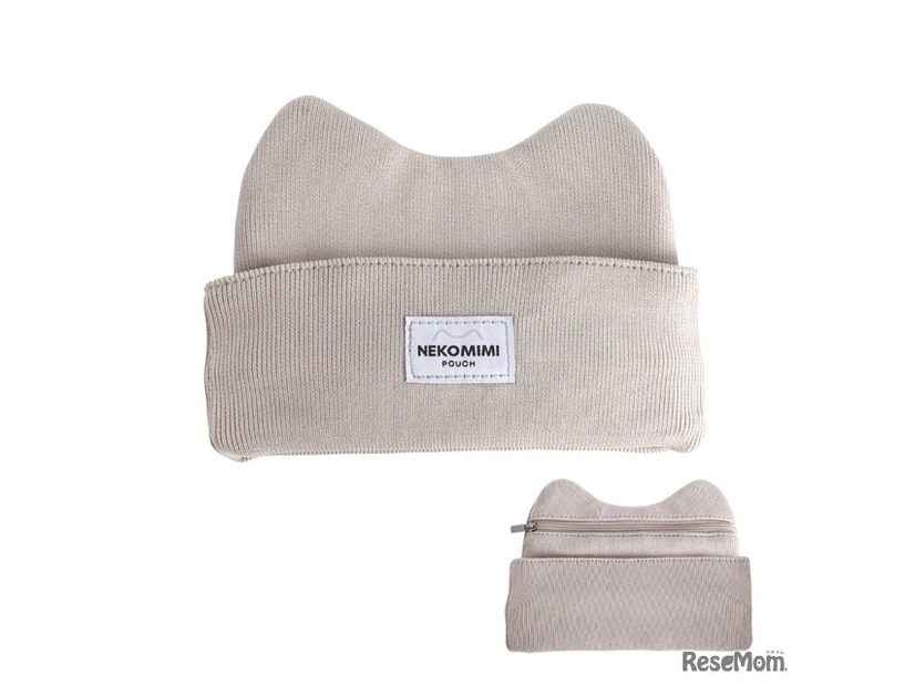 ノートにかぶせる猫耳ポーチ