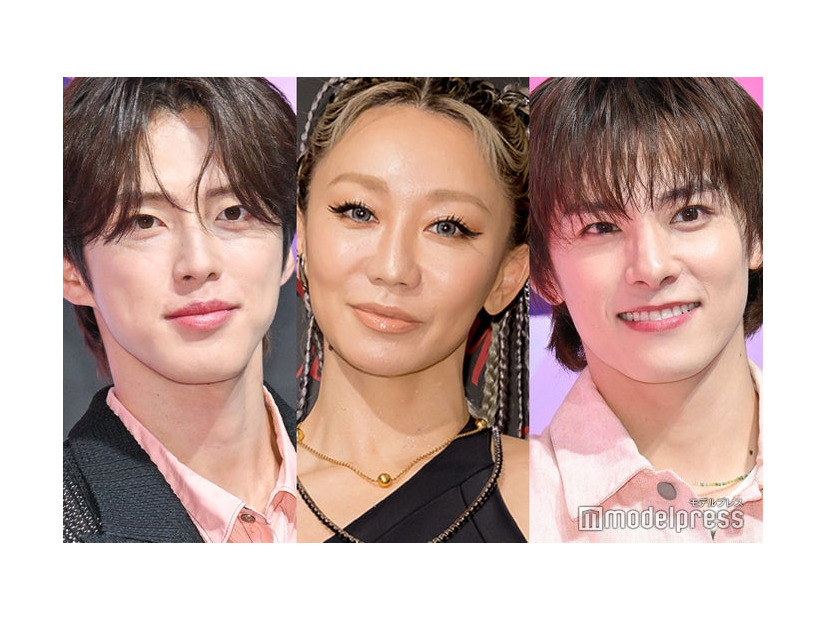 河野純喜、倖田來未、川西拓実（C）モデルプレス