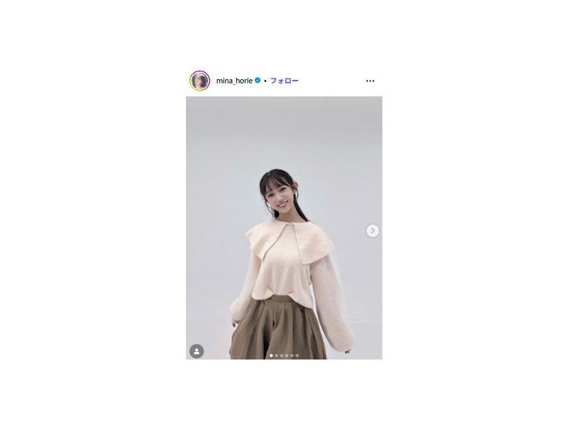 堀江聖夏Instagramより