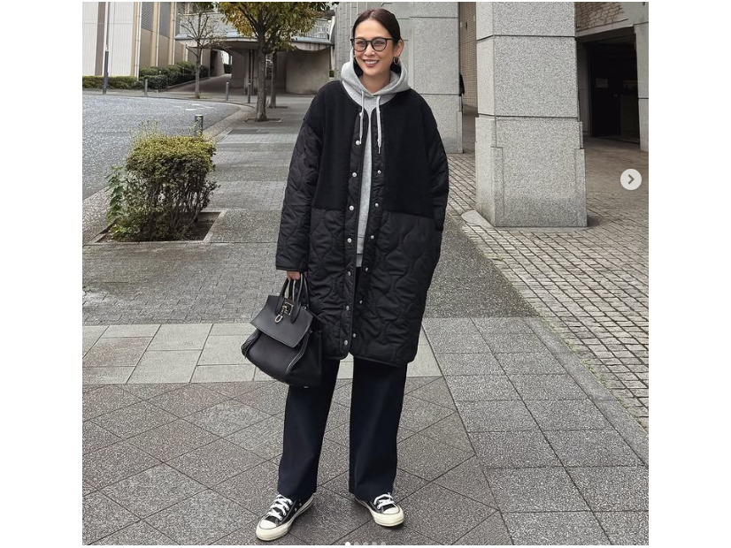 着回し力で選ぶならノーカーラーアウター。ゆったりめに着こなして【40代の毎日コーデ】