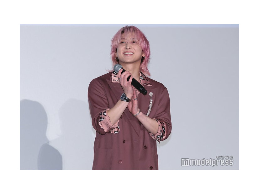 TVアニメ「ハイスクール！奇面組」第1話先行上映会に出席した佐久間大介（C）モデルプレス