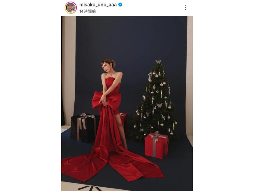 宇野実彩子、色っぽい魅力あふれる赤ドレスSHOTにファンうっとり「脚も腕も背中も美しすぎる」