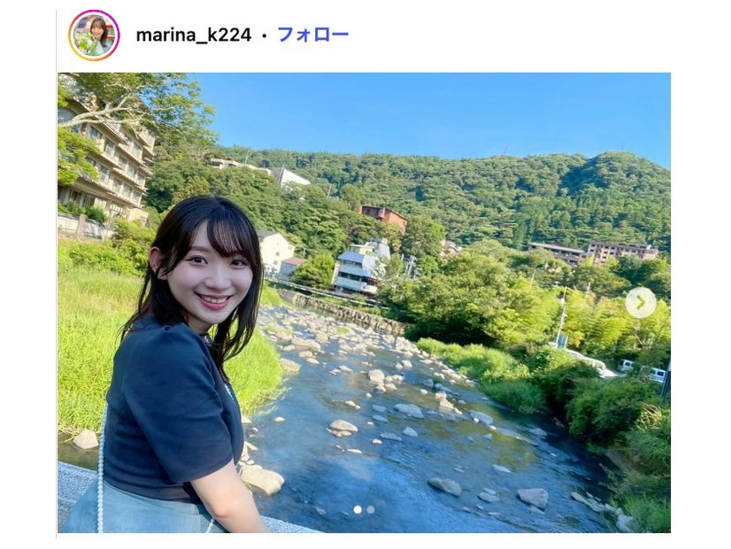 小林茉里奈アナInstagramより