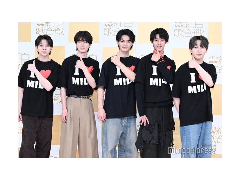 塩崎太智、山中柔太朗、佐野勇斗、曽野舜太、吉田仁人／M!LK（C）モデルプレス