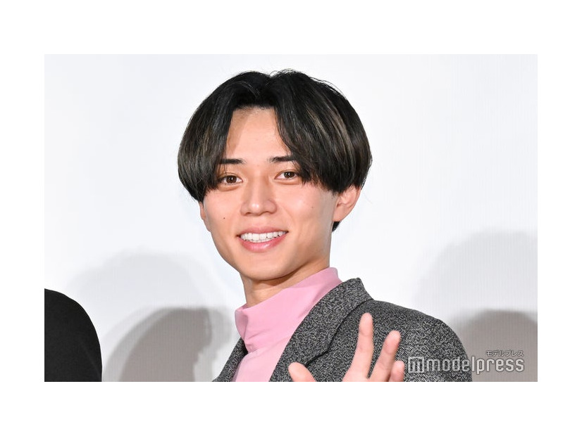 「映画ラストマン-FIRST LOVE-」舞台挨拶に登壇した永瀬廉（C）モデルプレス