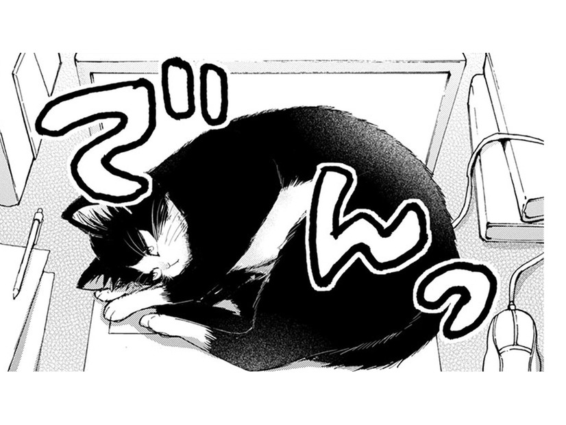 猫と同居しはじめたミステリー作家の青年。パソコンの上を陣取られてエサで釣る作戦を考えるが…【同居人はひざ、時々、頭のうえ。 #11】