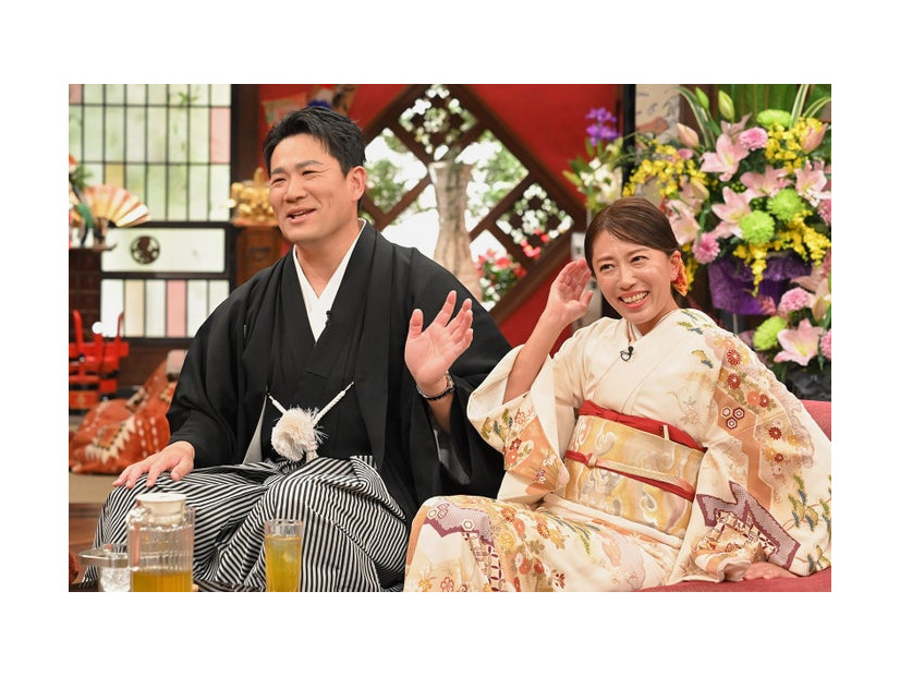 田中将大、里田まい（C）カンテレ・フジテレビ