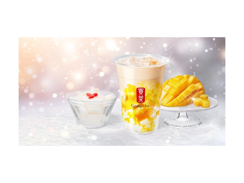 雪見杏仁 マンゴーミルクティー（提供写真）