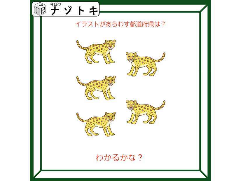 クイズです！「この動物たちがあらわす都道府県は？」答えは西日本のどこかです【2025年度クイズ・ベストセレクション】