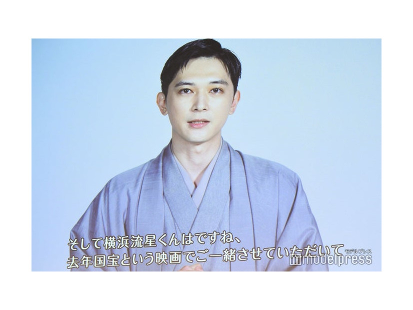 「instax“チェキ”新製品発表会」にビデオ出演した吉沢亮（C）モデルプレス