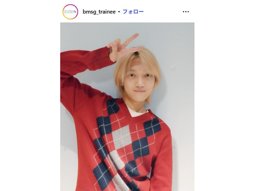 TAICHI（タイチ）／BMSG TRAINEE Official Instagramより