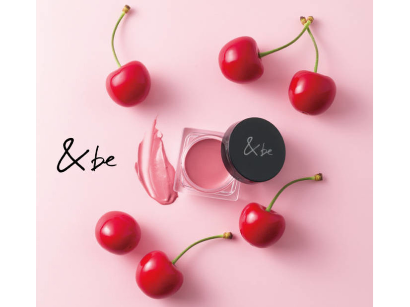 ＆be、ヘルシーな血色感を演出するクリームチークに春限定色チェリーピンクが登場