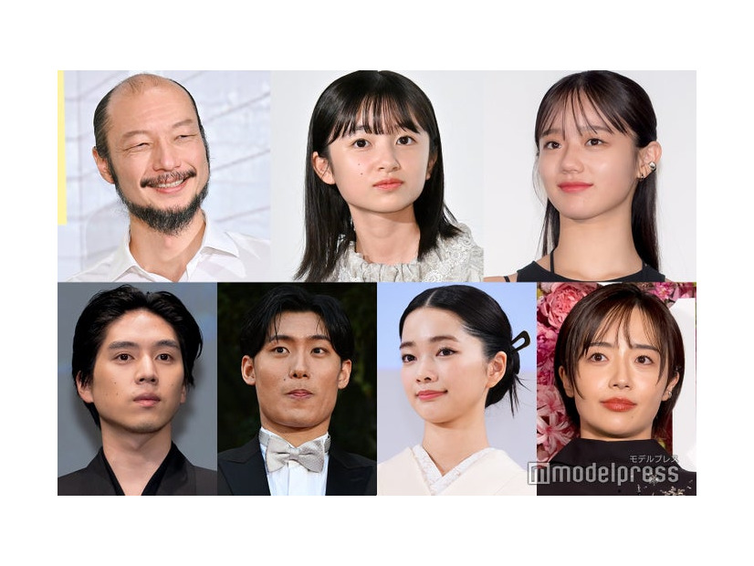 （上段左から）河内大和、白山乃愛、中島瑠菜（下段左から）坂東龍汰、松谷鷹也、見上愛、森田望智（C）モデルプレス