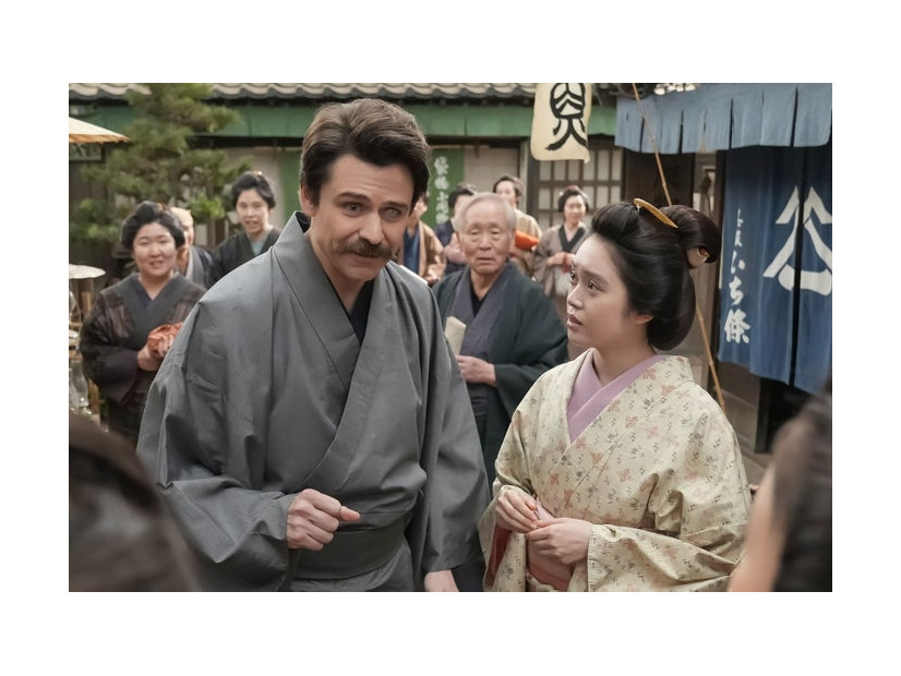 トミー・バストウ、高石あかり「ばけばけ」第78話（C）NHK