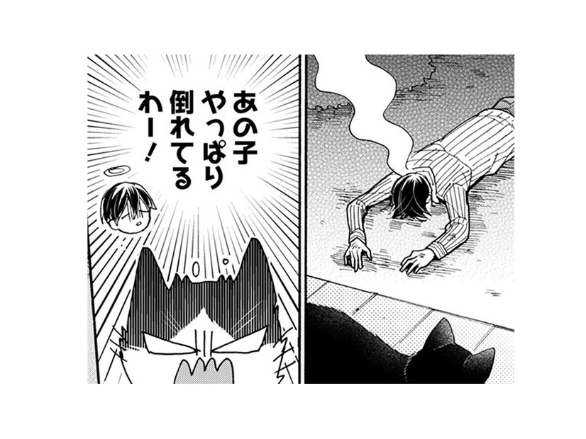 【猫視点】また倒れていないか見に来たのに、誰もいない… その時、大きな声が聞こえて!?【同居人はひざ、時々、頭のうえ。 #53】