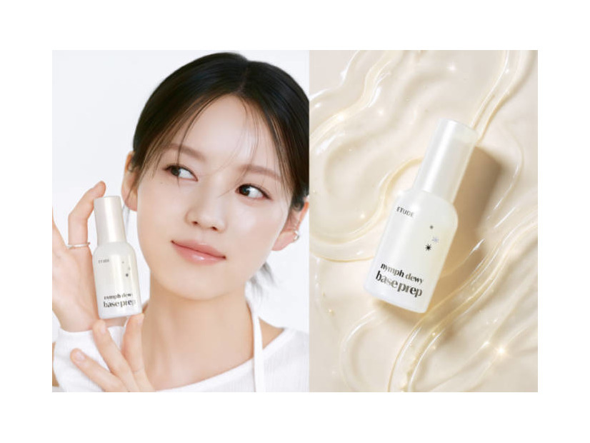 エチュード、メイクノリを高めるちゅるんと輝くつるもち肌プライマーが登場