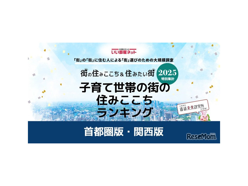 子育て世帯の街の住みここちランキング2025＜首都圏版＞
