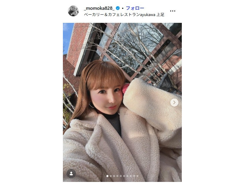 桃華絵里Instagramより