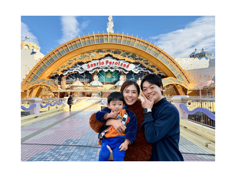 おばたのお兄さん、妻・山崎アナと2歳息子の初ピューロランドは“即退場”も「車中はとっても楽しんでいました」