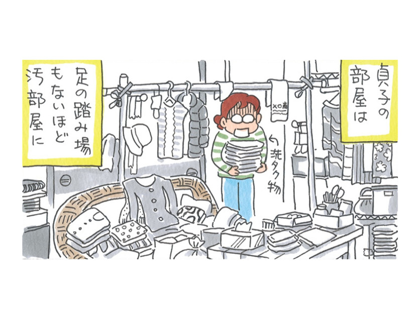 姑のために用意した個室は、日当たり良好、エアコンとテレビ完備…なのにリビングに居つく姑！【アラカン主婦の毒吐き日記～貞子バーバはめんどくさい～ #７】