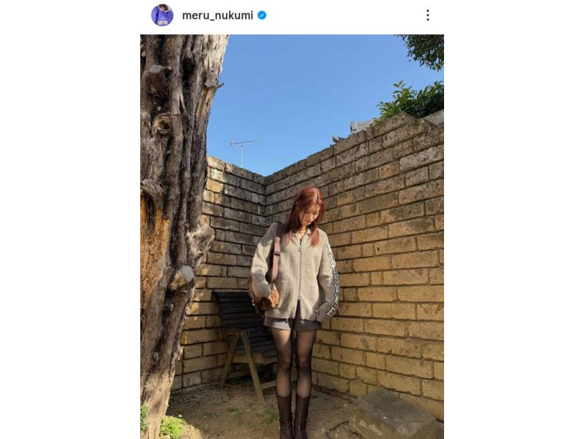 めるる、ほっそり美脚が際立つショーパンコーデに絶賛の声「綺麗すぎる」「大人っぽい」