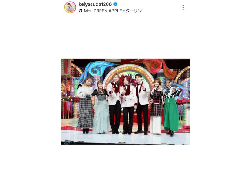 保田圭、Mrs. GREEN APPLE＆モー娘。OGの貴重な共演SHOTに反響「すごい豪華なメンバー」