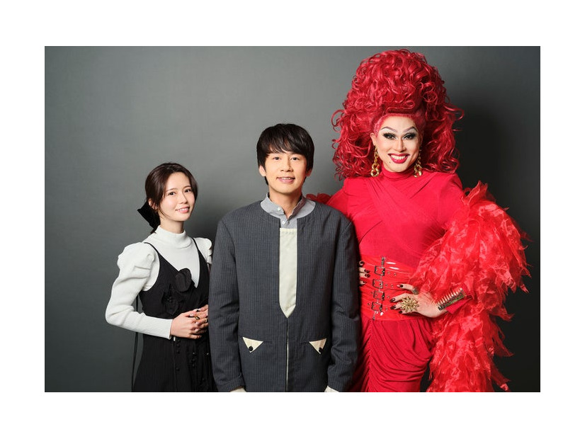 井口綾子、中丸雄一、ドリアン・ロロブリジーダ（C）ABCテレビ