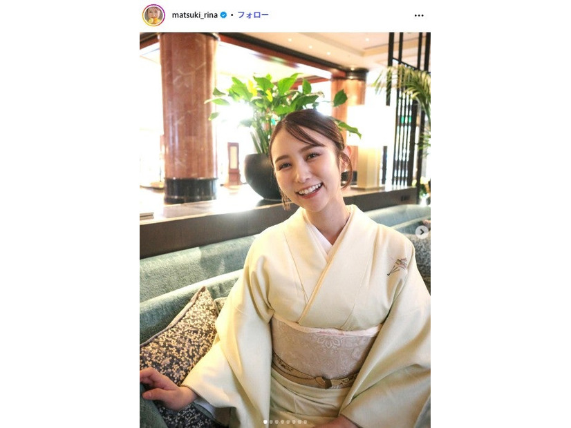 まつきりなInstagramより