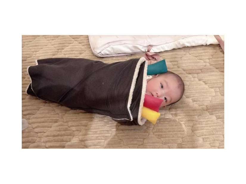 辻希美、次女が恵方巻きに変身！？キュートな“節分SHOT”公開「癒。」