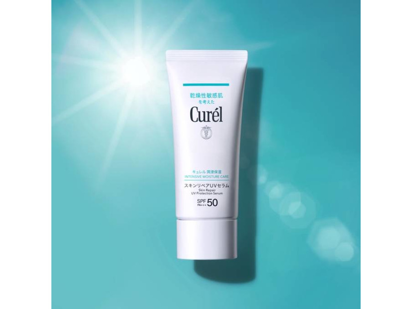 キュレル、塗るたび日やけしにくい肌『潤浸保湿 スキンリペアUVセラム』が新発売！