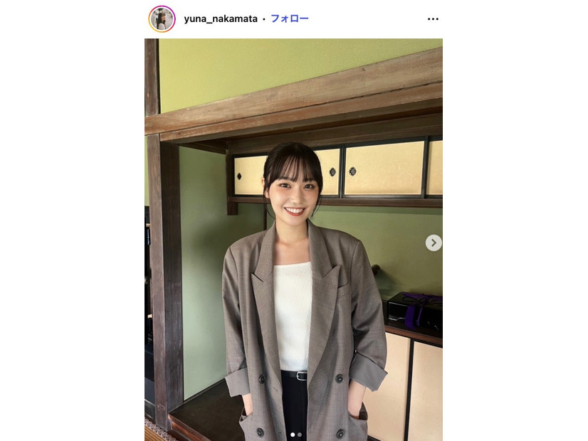 仲俣由菜Instagramより
