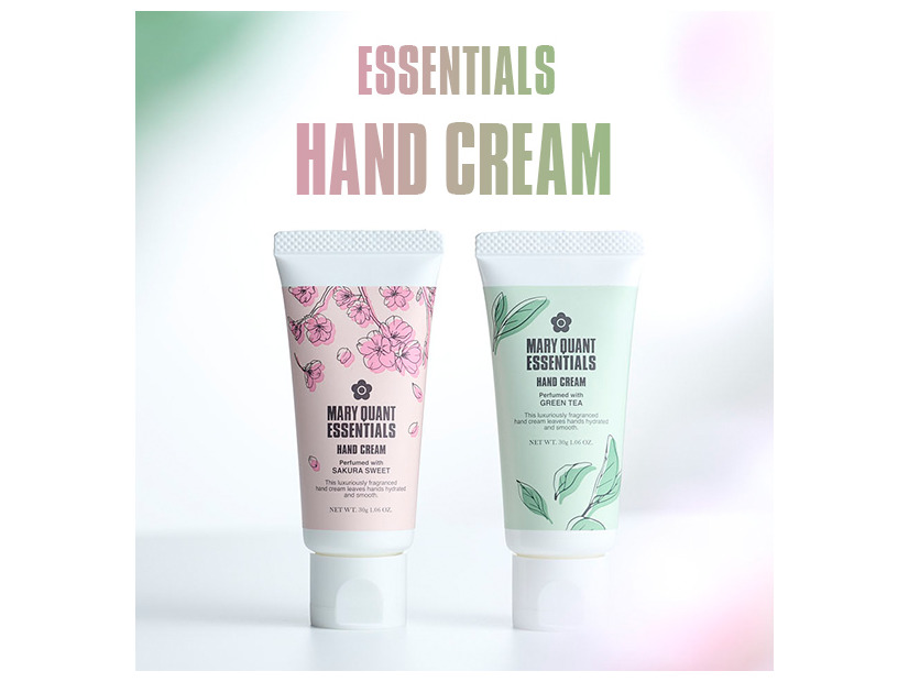 MARY QUANT ESSENTIALS、春の訪れを感じさせる2種類の香りのハンドクリームが登場！