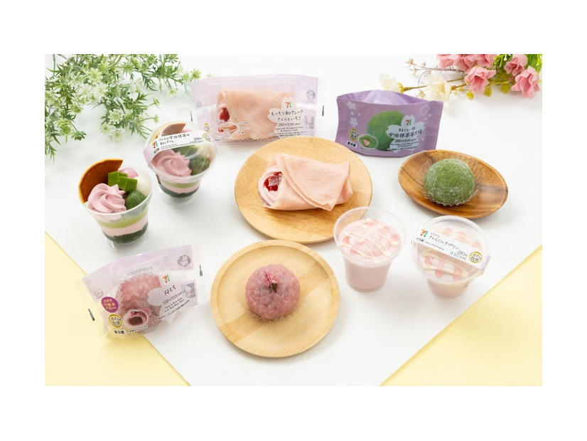 春スイーツラインナップ（提供写真）