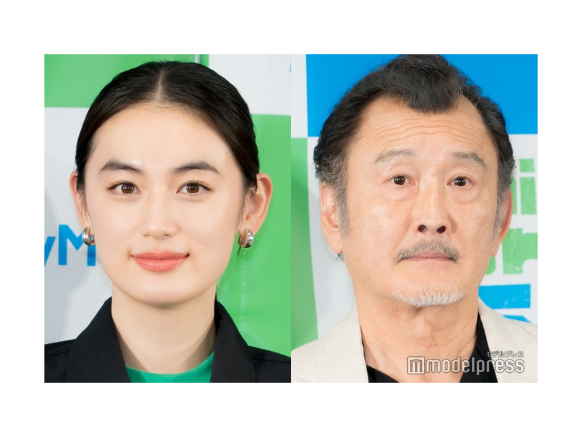 イベントに出席した八木莉可子、吉田鋼太郎（C）モデルプレス