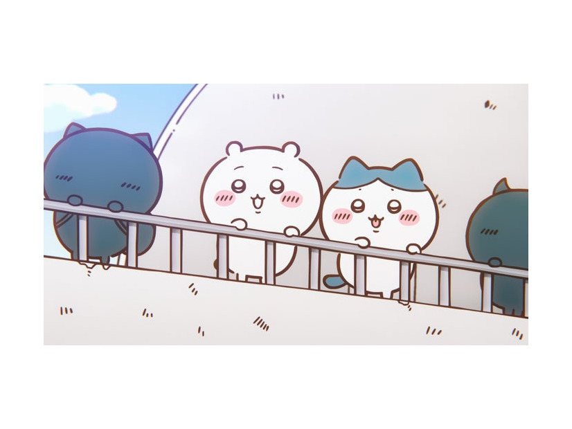 ちいかわ、ハチワレ／「映画ちいかわ 人魚の島のひみつ」（C）ナガノ ／ 2026「映画ちいかわ」製作委員会