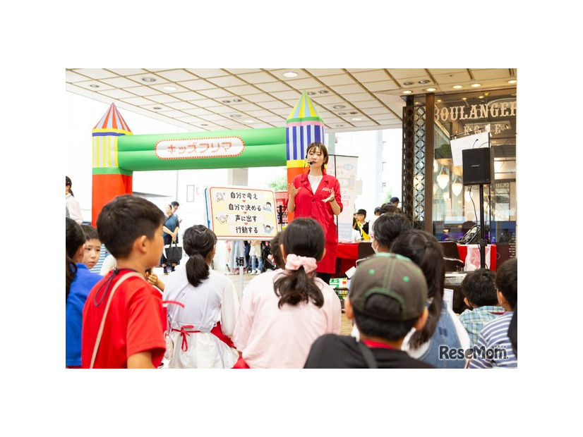 過去のキッズフリマのようす