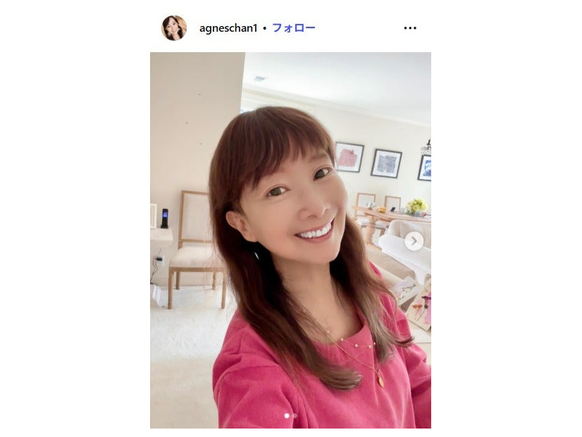アグネス・チャンInstagramより