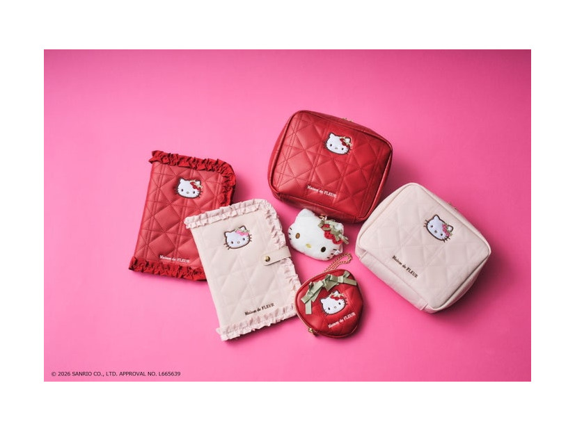 ハローキティ × Maison de FLEUR（C）2026 SANRIO CO., LTD. APPROVAL NO. L665639