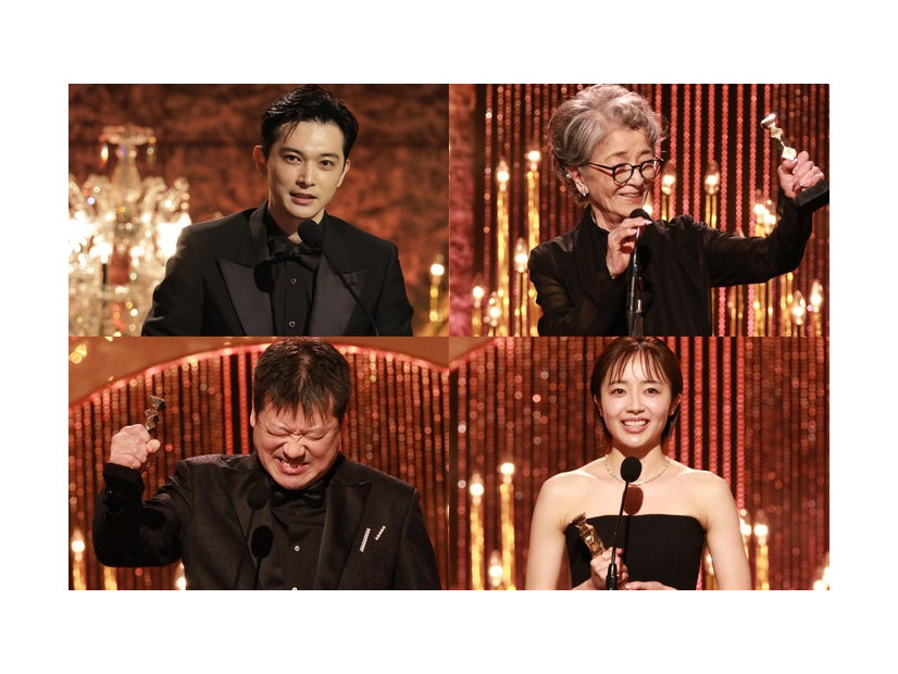 （上段左から時計回り）吉沢亮、倍賞千恵子、森田望智、佐藤二朗（C）日本アカデミー協会