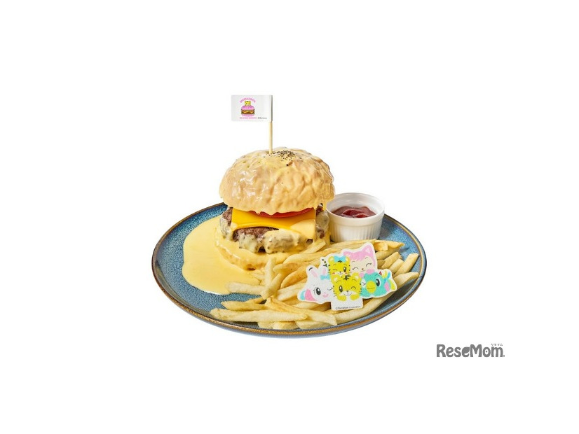 チーズメルトバーガー＆Shimajiro　(c) Benesse Corporation 1988-2026 / しまじろう