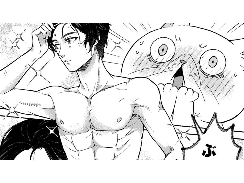 男性の裸なんて初めて見た…引き締まったきれいな体に、つい興奮してしまう！【根暗騎士による溺愛満喫中のブサ猫、実は聖女です！#25】