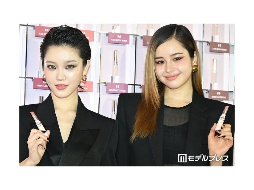 YSL LOVENUDE HOTEL TOKYO  SECRET CHECK-IN」レセプションに出席したXGのCHISA、HARVEY（C）モデルプレス