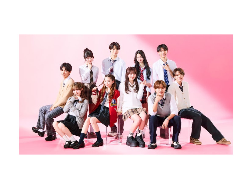 「今日、好きになりました。クライストチャーチ編」（上段左から）こたろう、はるめ、ゆうま、れな、とおま、かいと（下段左から）とあ、ゆあ、ゆうひ、りお（C）AbemaTV, Inc.