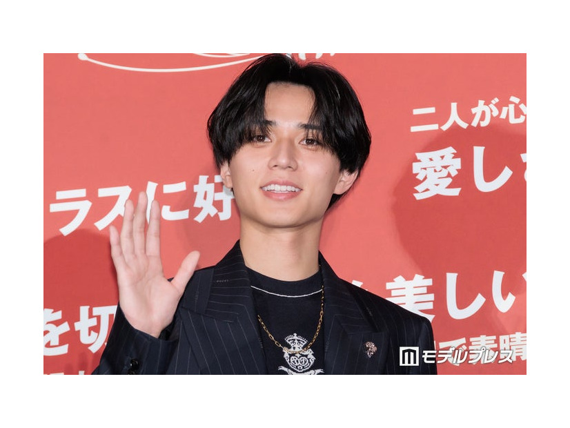 「鬼の花嫁」鬼ヒット御礼舞台挨拶に出席した永瀬廉（C）モデルプレス