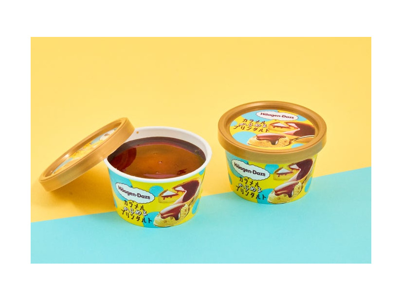 ハーゲンダッツ カラメルからめるプリン（提供写真）
