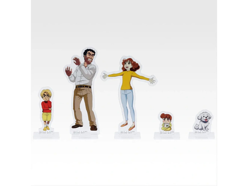 E賞 野原一家アクリルスタンド©臼井儀人／双葉社・シンエイ・テレビ朝日・ＡＤＫ 1993-2025