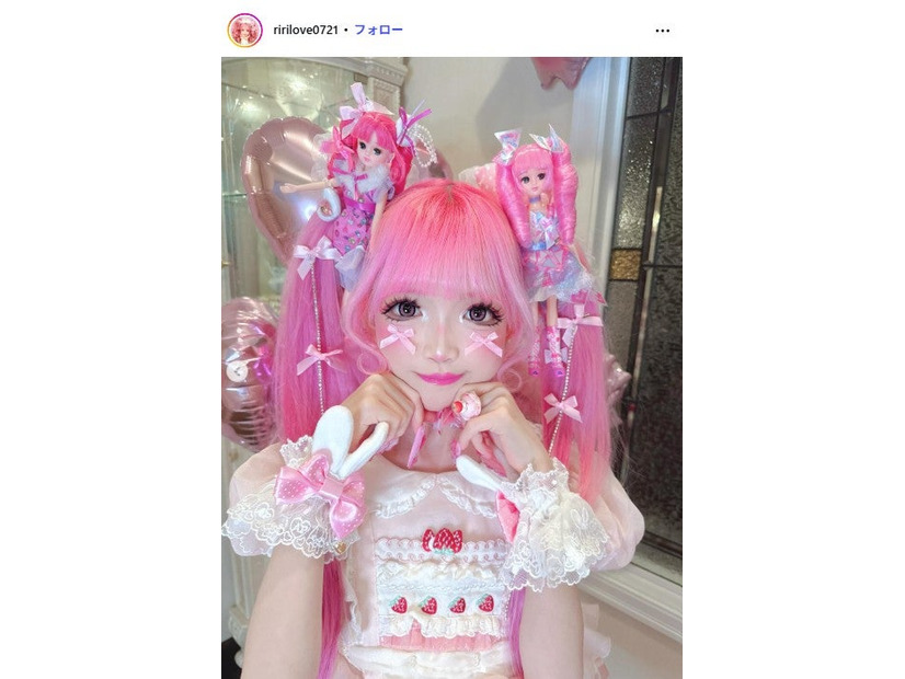 りりぴInstagramより