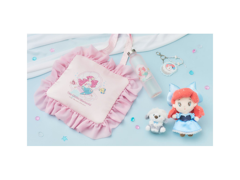 トートバッグ/ ウォーターボトル/ ミラーキーチェーン/ ぬいぐるみ＜アリエル＞/ぬいぐるみキーチェーン＜マックス＞© Disney
